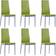 vidaXL 7-piece Green/Black Dining Set 60x120cm 7pcs