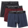 Columbia Men's Tri Blend Boxer Briefs 3-pack - Red Heather Comob