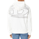 Diesel S-macs-Hood-megoval-d Sweat-Shirt Tröja Unisex Vuxen, Off White
