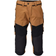 Mascot Customized 3/4 Length Trousers with Kneepad Pockets - Nut Brown/Black