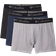 Columbia Men's Tri Blend Boxer Briefs 3-pack - Black/Gry Htr/C. Navy