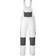 Mascot Orense 08269-010 Bib & Brace with Kneepad Pockets - White