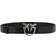 Pinko Love Birds leather belt 3cm - Black
