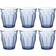 Duralex Picardie Marine Blue Drinking Glass 25cl 6pcs