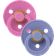 Bibs Colour Pacifiers Size 1 2-pack Bubblegum/Peri