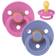 Bibs Colour Pacifiers Size 1 2-pack Bubblegum/Peri