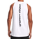 Under Armour Baseline Cotton Tank Top - White/Black