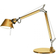 Artemide Tolomeo Micro Gold Table Lamp 73cm