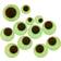 Creativ Company Wiggle Eyes Glow in the Dark Self Adhesive, 30pcs