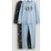 H&M Pyjamas Bomull Tryck 2-Pack - Blå/Minecraft