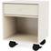 Montana Furniture Dream Castors Oat/Black Bedside Table 30x35.4cm