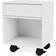 Montana Furniture Dream Castors New White/Black Bedside Table 30x35.4cm