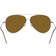 Ray-Ban RBR0101S Aviator Reverse Polarized Solbriller - Grå