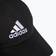 adidas Cotton Twill Baseball Cap - Black/White
