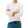 Tommy Hilfiger Long-Sleeved Jersey Fitted T-shirt - White