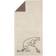 Arabia Iittala Håndklæde Moomin Sniff Beige 30x50 cm Gæstehåndklæde Beige, Brun