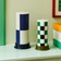 Hay Column Candleholder Ljuslykta M 11 cm Army Green Värmeljuslykta