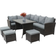 Birchtree 7 Patio - Brown Outdoor Lounge Set, 1 Table incl. 3 Sofas