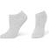 Hue Cotton No Show Liner Socks 6-pack - Charcoal Heather/White/Black