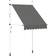 vidaXL Manual Retractable Awning - Anthracite 150x120cm