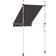 vidaXL Manual Retractable Awning - Anthracite 150x120cm