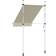 vidaXL Manual Retractable Awning - Cream 150x120cm