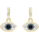 Swarovski Symbolica Drop Earrings - Gold/Blue/Black/Transparent