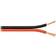 Wentronic 2x1.5mm² CCA Unterminated Speaker Cable Black/Red 25m