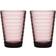 Iittala Aino Aalto Violet Drinking Glass 33cl 2pcs