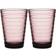 Iittala Aino Aalto Violet Drinking Glass 33cl 2pcs