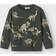 Name It Dinosaur Nilaus Garden Topiary Sweatshirt - Khaki/Mørkegrøn