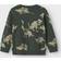 Name It Dinosaur Nilaus Garden Topiary Sweatshirt - Khaki/Mørkegrøn