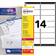 AVERY Zweckform Address Labels 22.5x31.5cm