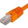Deltaco Cat6 F/UTP LSZH RJ45 - RJ45 Orange 0.7m