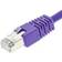Deltaco Cat6 F/UTP LSZH RJ45 - RJ45 Purple 0.7m