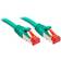 Lindy 27AWG Cat6 S/FTP PVC RJ45 - RJ45 M-M Green 3m