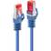 Lindy 28AWG Cat6 S/FTP PVC RJ45 - RJ45 M-M Blue 3m