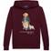 Polo Ralph Lauren Fleecetröja Med Rödbrun Bear Hoodie - Bordeaux