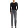 Selected Ribbed Long Sleeved Top - Black