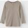 Name It Langærmet Rib Bluse, Pure Cashmere