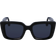 Victoria Beckham VB653S 001 52 Solbriller Acetat Sort Grå Firkantet - Black