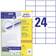 AVERY Zweckform Multipurpose General Use Labels 7x3.7cm