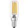 LEDVANCE Osram LED Special E14 Tubular Pære T26 Filament Klar 4.8W 470lm 827 Ekstra Varm Hvid Dæmpbar Erstatter 40W