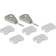 DeLock USB port lock 20648 5-piece set White incl. 2 keys