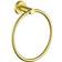 Nes Home Solid Brushed Brass Metal Bathroom Towel Ring