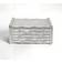 Fifty Five South Hiba Large Silver Finish Bamboo Effect Trinket Small Box