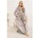 LTS Tall Maxi Luxe Dressing Gown Stone - Brown