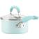 Rachael Ray Create Delicious Blue Shimmer Cookware Set with lid 13 Parts