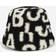 Marc Jacobs Kid's Faux Shearling Bucket Hat - Black