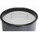 Durable Waste Basket Metal with Ashtray Round 7L Silver